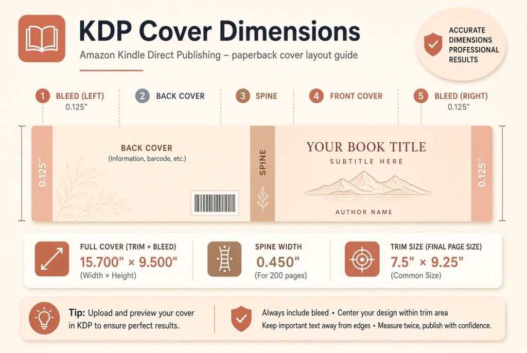 KDP Cover Dimensions